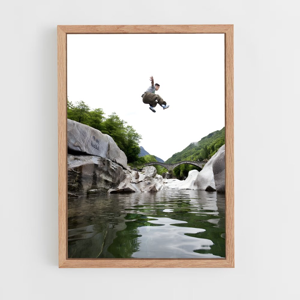 Poster Red bull motion – affiche Parkour et freerun (vue 4)